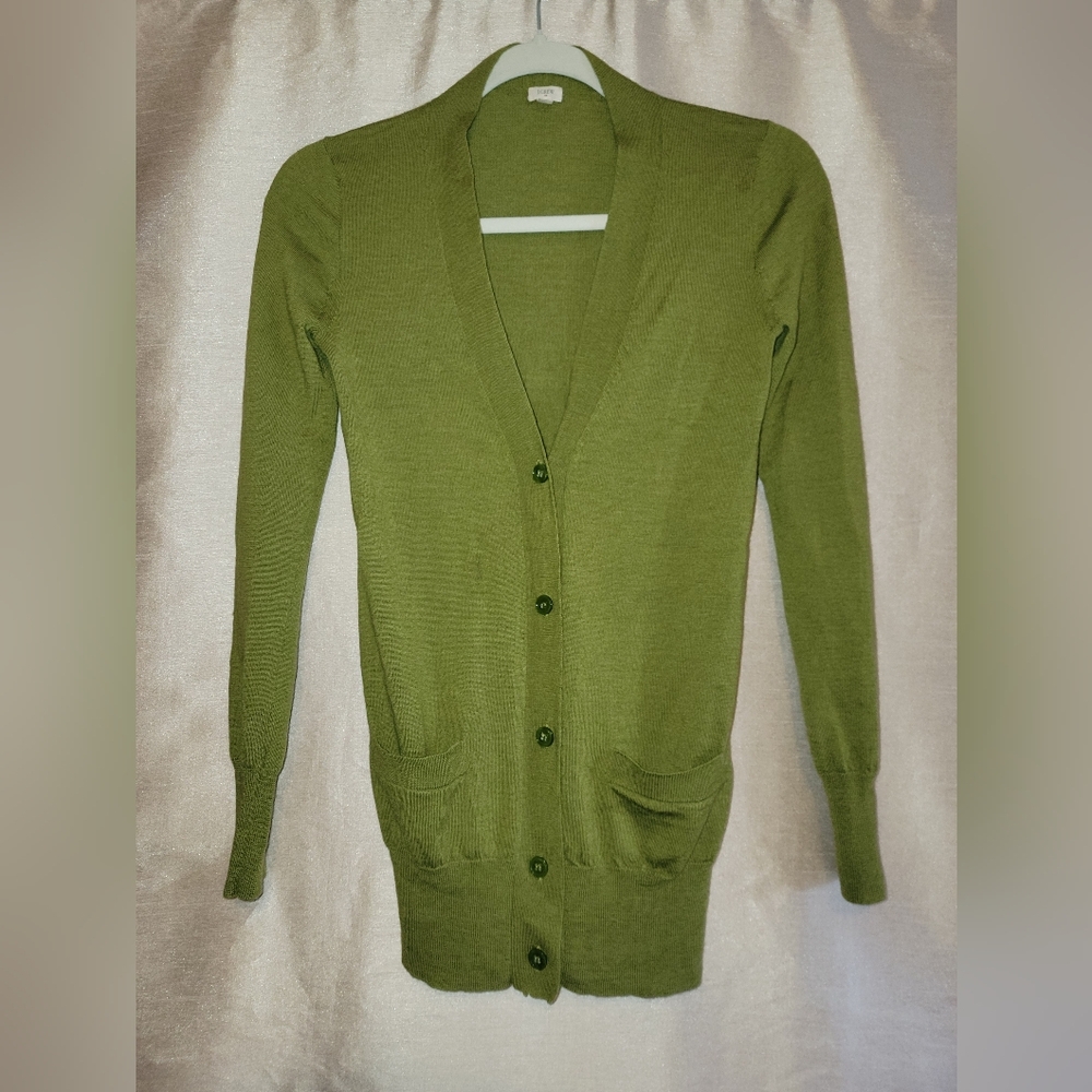 J. Crew Green Women's Cardigan